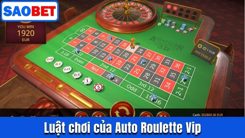 AUTO ROULETTE VIP SAOBET - TRẢI NGHIỆM CÁ CƯỢC HẤP DẪN & ĐẲNG CẤP 7 LUẬT CHƠI CỦA AUTO ROULETTE VIP
