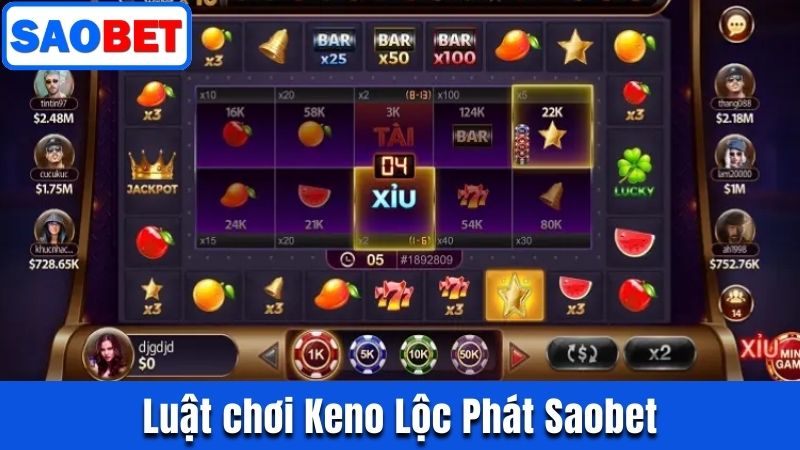 KENO LỘC PHÁT SAOBET - BÍ THUẬT LÀM CHỦ TRÒ CHƠI QUAY SỐ 9 LUẬT CHƠI KENO LỘC PHÁT SAOBET